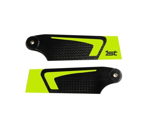 1st Tail Blades CFK 105mm (Yellow)