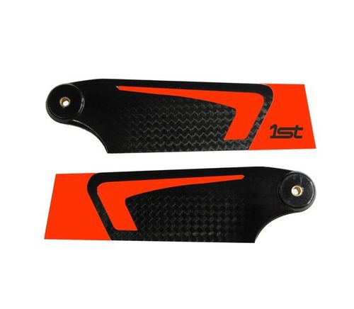 1st Tail Blades CFK 115mm (Orange)