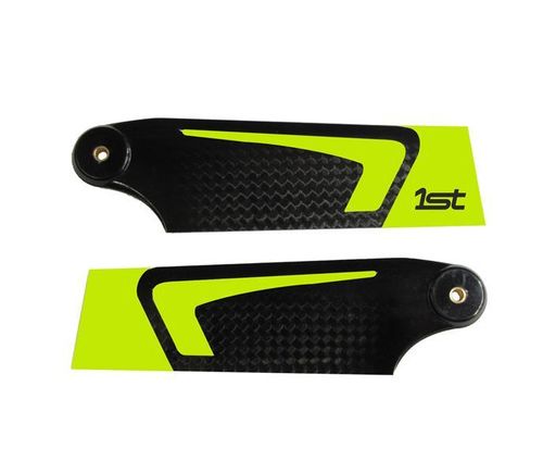 1st Tail Blades CFK 115mm (Yellow)