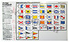 Flaggentafel der internationalen Signalflaggen + Schallsignal