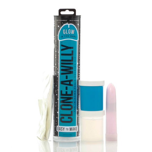 Clone-A-Willy Kit - Glow in the Dark Blue