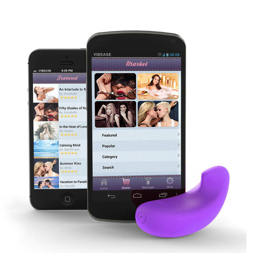 Vibease - Vibrator Version Purple (iPhone & Android)