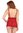 Leg Avenue - Lace harness babydoll & string red