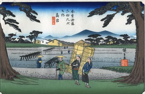 Utagawa Hiroshige, Image No 65 Takamiya
