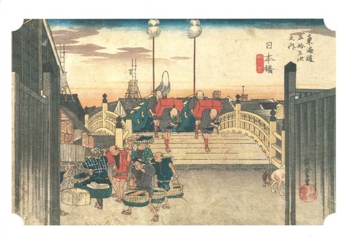 Utagawa Hiroshige, Bild Nr. 01 Nihonbashi