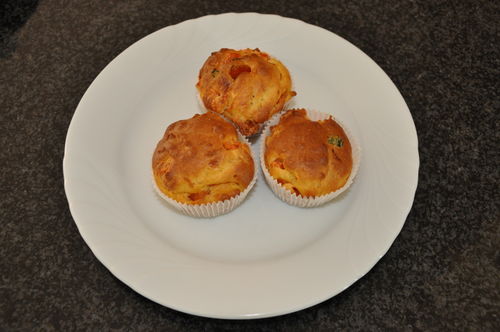 Weizenmehl Schinken-Käse Muffins 6 Stück