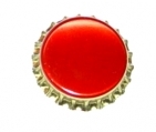 Kronenkorken rot, 100 Stück, 29mm