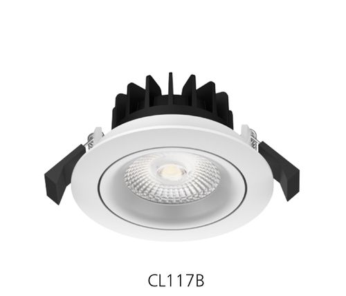 LLA-CL117B 3000K, 8 Watt,  36° - dimmbar / schwenkbar / inkl. Netzteil