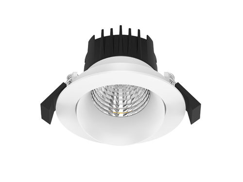 LLA350 LED Spot, 230V, Ø 80mm, weiss/schwarz, 8 Watt, CRI 80, 2700K