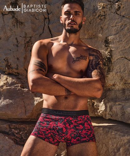 Aubade Boxershorts Red Ornament