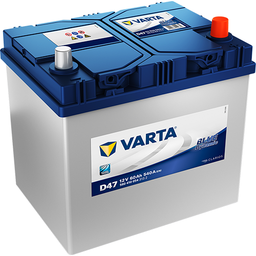 Starterbatterie Blue Dynamic VARTA 12V 60Ah 540A - D47