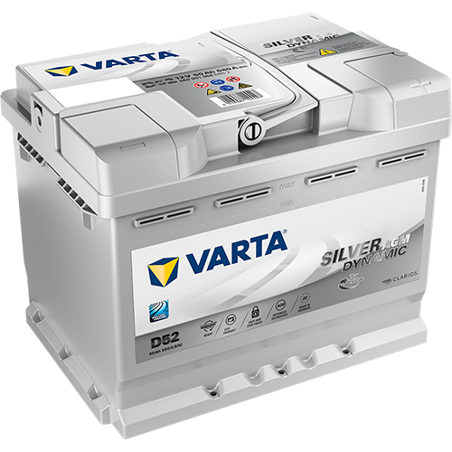 Starterbatterie Varta  Silver Dynamic AGM 12V 60Ah - D52