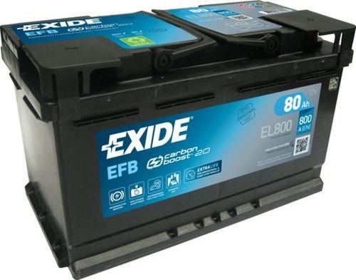 EXIDE EFB Start-Stop Starterbatterie 12V 80Ah 720A - EL800