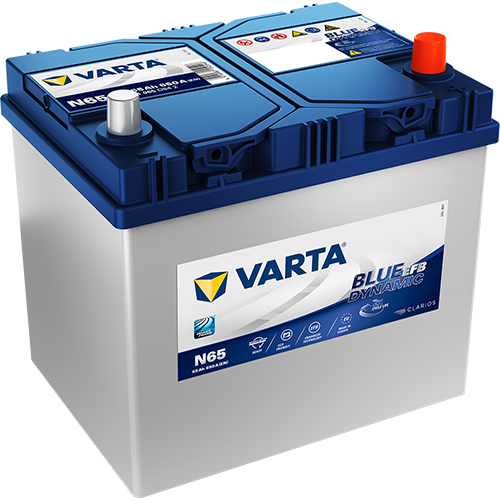 Varta Blue Dynamic EFB Starterbatterie 12V 65Ah - N65