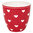 Mini Latte Cup "Penny" (red) von GreenGate. Espresso - Tasse