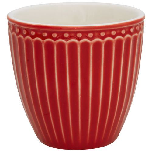 Mini Latte Cup "Alice" (red) von GreenGate. Espresso - Tasse