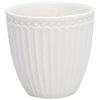 Mini Latte Cup "Alice" (white) von GreenGate. Espresso - Tasse