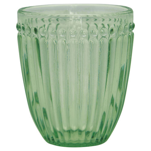 Trinkglas "Alice" (pale green) von GreenGate. Wasserglas