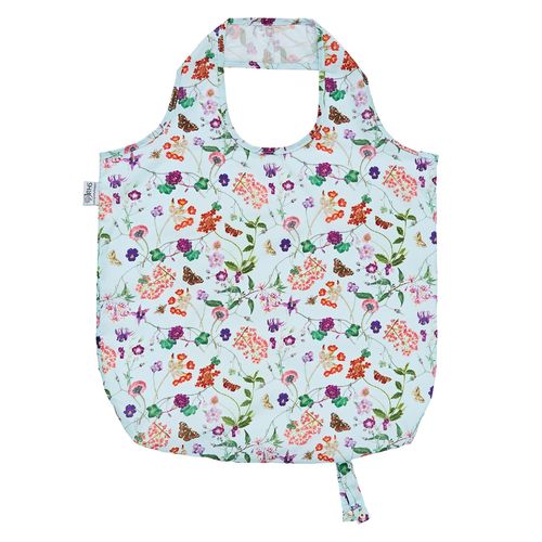 Mini-Maxi Shopper "Spring Floral" (RHS) von Ulster Weavers. Roll up Bag