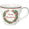 Tasse "Merry christmas" (white) von GreenGate. Henkeltasse - mug