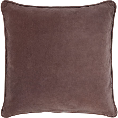 Kissenhülle "Velvet" (chocolate brown), 50x50cm von GreenGate. Cushion