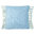 Kissenhülle "Velvet" (pale blue) mit Fransen, 45x45 cm von GreenGate. Cushion cover