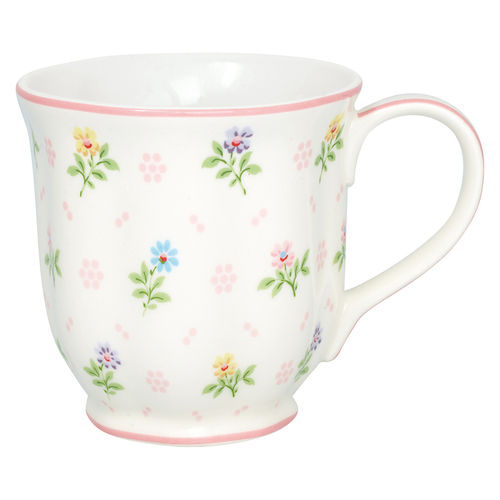Tasse "Cilja" (white) von GreenGate. Tea mug
