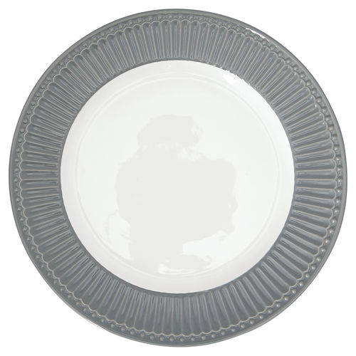 Essteller "Alice" (stone grey) von GreenGate. Speiseteller - Dinner Plate