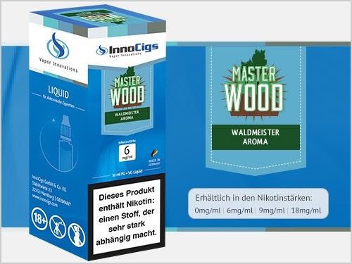 Master Wood Waldmeister Liquid mit Nikotin