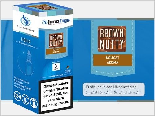 Brown Nutty Nougat Aroma Liquid Geschmack