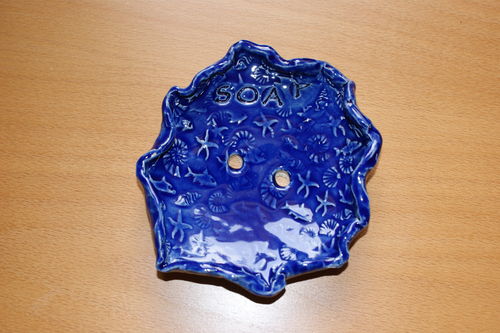 Keramik Seifenschale Nr. 6  selbst handgetöpfert