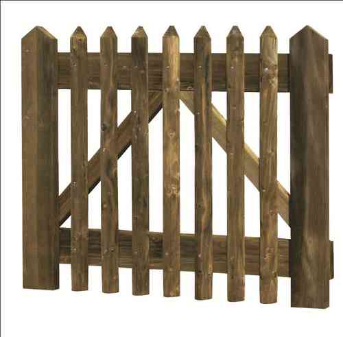 Portes normalisées pour les clôtures palissades