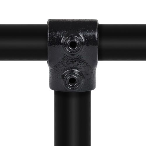T-Verbinder 90° - kurz - schwarz - Rohrverbinder