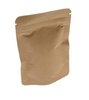 Standbodenbeutel aus Kraftpapier mit Aromaventil - 140x270+80 mm ca. 250 ml