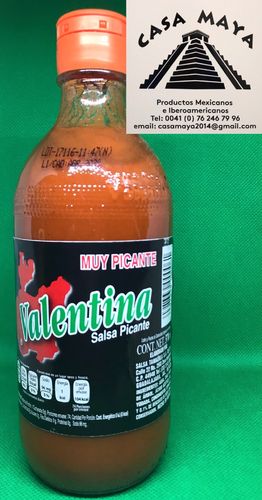 Salsa Valentina etiqueta Negra , botella 1000 ml