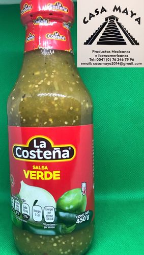 Salsa Verde La Costeña  , botella 450g