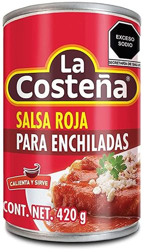 Salsa para Enchiladas Rojas "Costeña" 420g