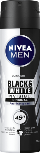 Nivea Men Invisible déodorant spray