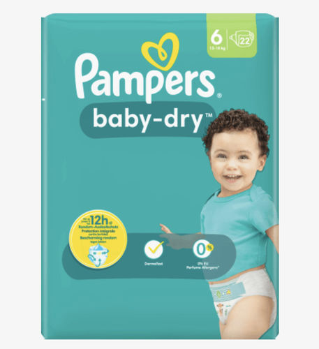 Pampers Baby Dry Taille 6