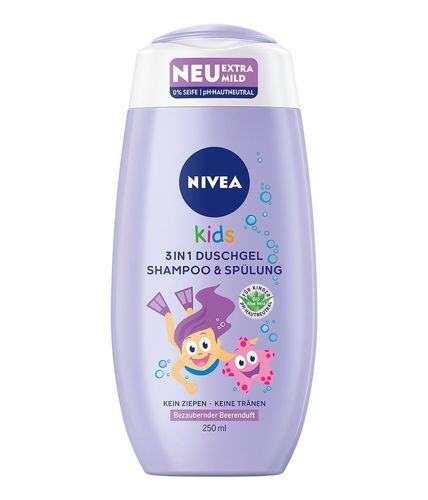 Nivea Kids 3 en 1 Parfum des baies