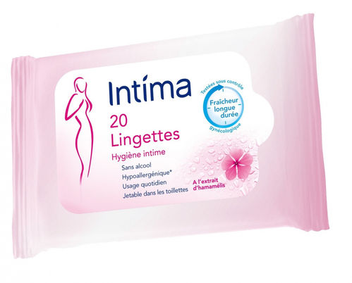 Intima Hygiène Intime Lingette