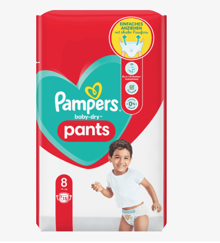 Pampers Baby Dry Pants Taille 8