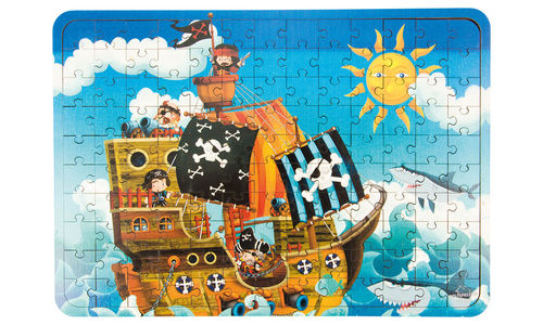 Holzspielerei - Piratenschiff - Holzpuzzle - 130 Teile