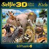M.I.C. - Afrika - 3D-Selfie Puzzle - 63 Teile