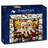 Bluebird - Two Travel Puppies - 1000 Teile