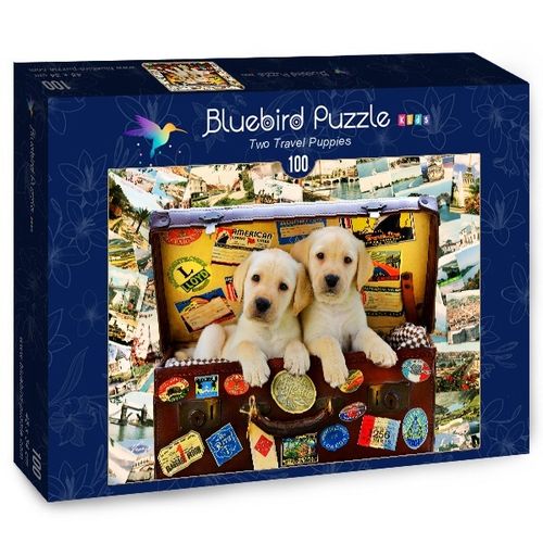 Bluebird Kids - Two Travel Puppies - 100 Teile
