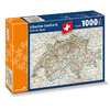carta.media - Schweizer Landkarte - 1000 Teile