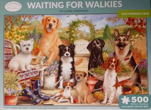 Otter House - Waiting for Walkies - 500 Teile