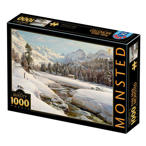 D-Toys - Winterlandschaft in der Schweiz - 1000 Teile