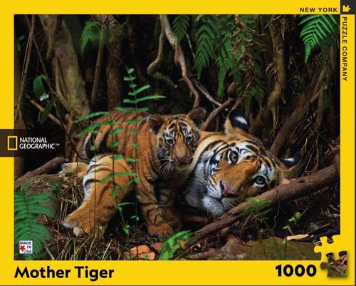 New York Puzzle Company - Mother Tiger - 1000 Teile
